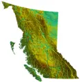 Bc Relief Chilcotinranges - Mapsof.net