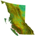 Bc Relief Pacificranges - Mapsof.net