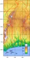 Benin Topography - Mapsof.net