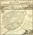 Bombardement Bruxelles 1695 01 - Mapsof.Net Map