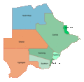 Botswana Geohive - Mapsof.Net Map