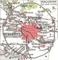 Bukarest 1911 - Mapsof.Net Map