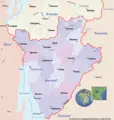 Burundi Political Map - Mapsof.net