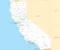 California Cities And Towns - Mapsof.Net Map