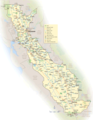 California Map Central Valley - Mapsof.Net Map