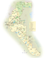 California Map Gold Country - Mapsof.Net Map
