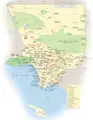 California Map La Oc Map - Mapsof.Net Map