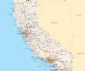 California Reference Map - Mapsof.Net Map