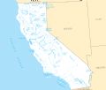 California Rivers And Lakes - Mapsof.Net Map