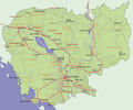 Cambodia Large Map - Mapsof.Net Map
