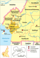 Cameroon Map Political Littoral - Mapsof.net