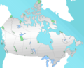 Canadian National Parks Location - Mapsof.Net Map