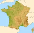 Carte France Geo Relief C2 - Mapsof.net