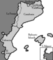 Catalan Countries - Mapsof.Net Map