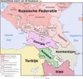 Caucasus Political Nl 2 - Mapsof.Net Map