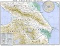 Caucasus Region Map 1994 - Mapsof.Net Map