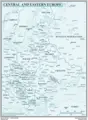 Central And Eastren Europe - Mapsof.Net Map