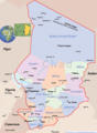 Chad Political Map - Mapsof.Net Map