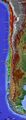 Chile Topo Narrow German - Mapsof.net