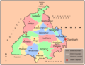 Cities Map of Punjab - Mapsof.Net Map