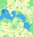 City Central Map of Canberra - Mapsof.Net Map