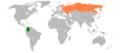 Colombia Russia Locator - Mapsof.Net Map