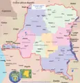 Congo Political Map - Mapsof.Net Map