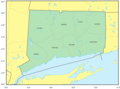 Counties Map of Connecticut - Mapsof.Net Map