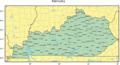 Counties Map of Kentucky - Mapsof.Net Map