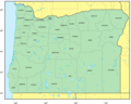 Counties Map of Oregon - Mapsof.Net Map