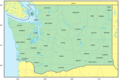 Counties Map of Washington - Mapsof.Net Map