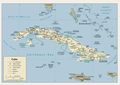Cuba Political Map - Mapsof.Net Map