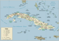 Cuba Political Map 1 - Mapsof.Net Map