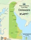 Delaware Plant Hardiness Zone Map - Mapsof.Net Map