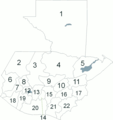 Departmentsofguatemala - Mapsof.Net Map