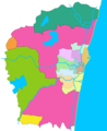 Districts Map of Chennai - Mapsof.Net Map