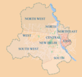 Districts Map of Delhi - Mapsof.Net Map