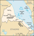 Erythree Carte - Mapsof.Net Map