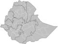 Ethiopia Zones - Mapsof.Net Map