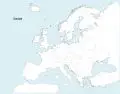 Europe Countries Map Blank - Mapsof.Net Map