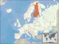 Europe Location Fin - Mapsof.Net Map