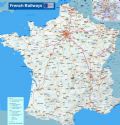 Fench Railways - Mapsof.Net Map