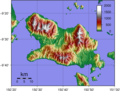 Fergussonislandtopography - Mapsof.net