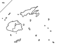 Fiji Divisions Blank - Mapsof.Net Map