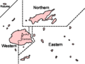 Fiji Divisions Named - Mapsof.Net Map