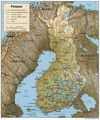 Finland 1996 Cia Map - Mapsof.Net Map