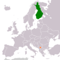Finland Kosovo Locator 2 - Mapsof.Net Map