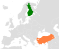 Finland Turkey Locator 1 - Mapsof.Net Map