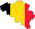 Flag And Map of Belgium - Mapsof.Net Map