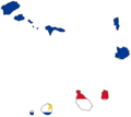 Flag Map of Cape Verde - Mapsof.Net Map